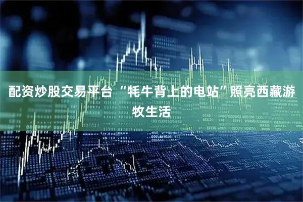 配资炒股交易平台 “牦牛背上的电站”照亮西藏游牧生活
